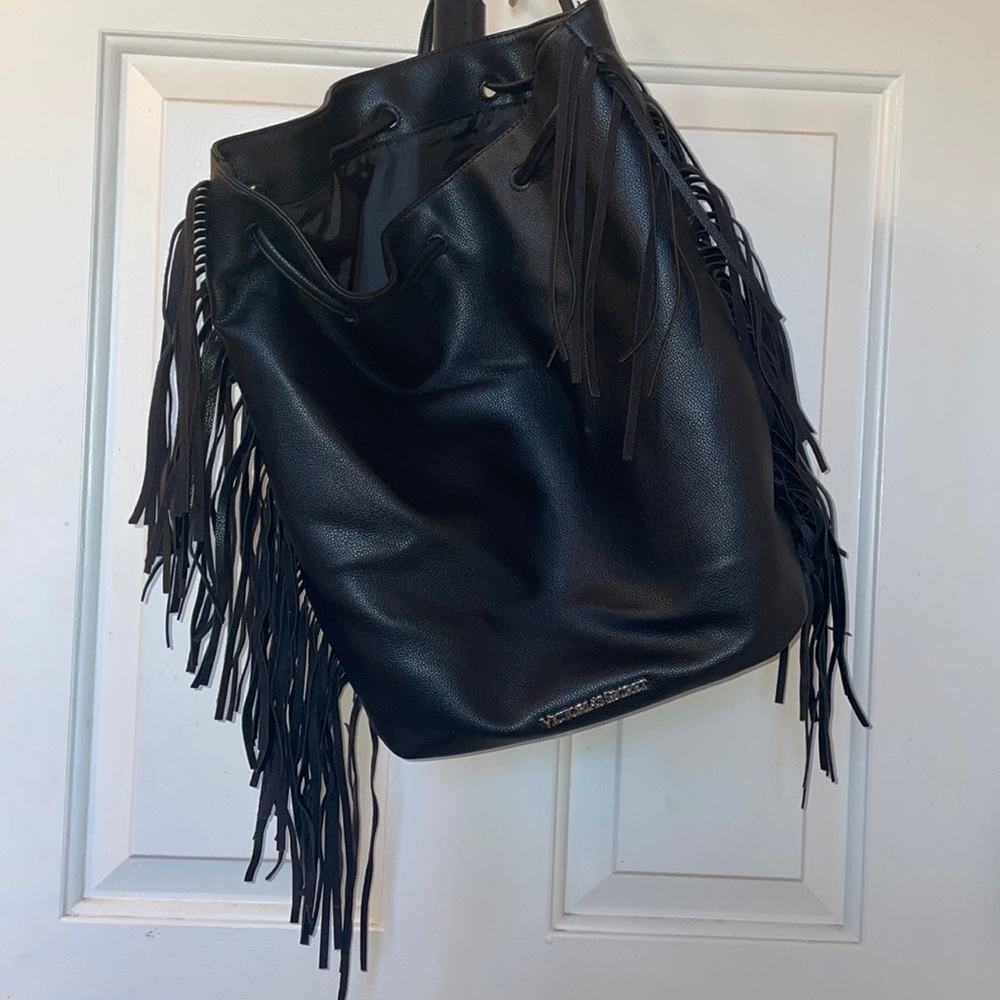 Victoria's Secret Fringe Tote. 15x14 inches.
